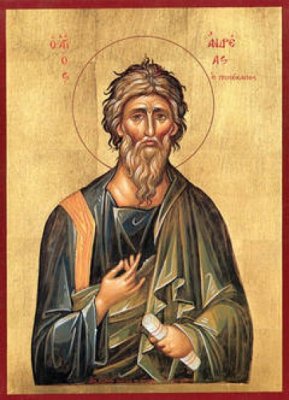 Astăzi îl cinstim pe Sfântul Apostol Andrei